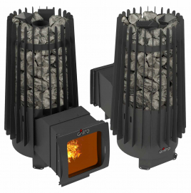 Дровяная банная печь GrillD Cometa 180 Vega Long Window Max