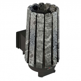 Дровяная банная печь GrillD Cometa 180 Vega Long Window Max Stone, серпентинит