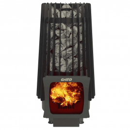 Дровяная банная печь GrillD Cometa 180 Vega Short Window Max Pro