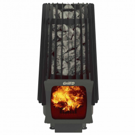 Дровяная банная печь GrillD Cometa 180 Vega Short Window Max