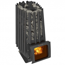 Дровяная банная печь GrillD Cometa 350 Vega Short Window Max