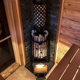 Дровяная банная печь GrillD Cometa Vega 180 Short Max