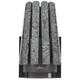 Дровяная банная печь GrillD Cometa Vega 450 Long Max Stone (Серпентинит)