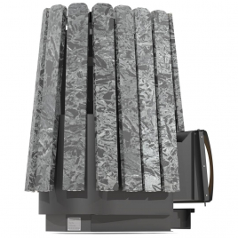 Дровяная банная печь GrillD Cometa Vega 450 Short Max Stone (Серпентинит)