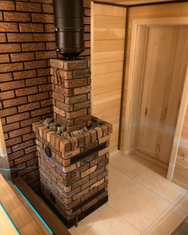 Дровяная банная печь GrillD Retro 240 Long Max
