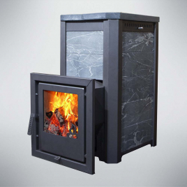 Дровяная печь Варвара Сказка Змеевик (до 24 куб.м.)