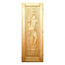 Дверь DoorWood Девушка 70х190, кавказская липа