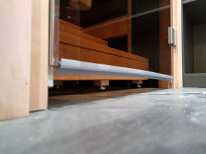 Дверь для хамам DoorWood 70х190 Престиж, стекло бронза матовая