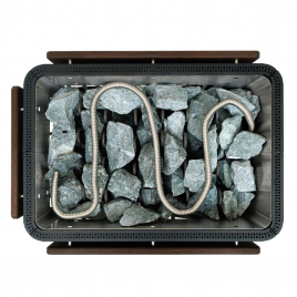 Электрическая печь BORN S110E Stone Black (Камень Черный), 11 кВт