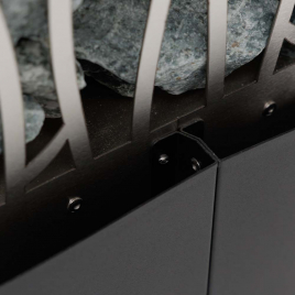 Электрическая печь BORN S150E Stone Black (Камень Черный), 15 кВт