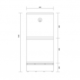 Электрическая печь для саун IKI Pillar 36 кВт