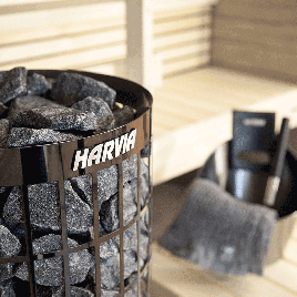 Электрическая печь Harvia Cilindro PC90E Black Steel, без пульта