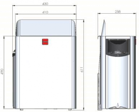 Печь для бани электрическая 380в Harvia The Wall SW45E