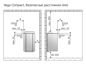 Печь для бани электрическая 380в Harvia Vega Compact BC35 Steel