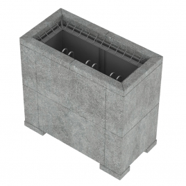 Электрическая печь Костёр City Wall Stone Талькохлорит, 6 кВт