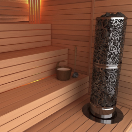 Электрическая печь Sawo Dragonfire Heater King DRFT3-60NS-P-C 6 кВт без пульта