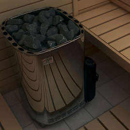 Электрическая печь Sawo Savonia SAV-90NB-Z 9 кВт, встроенный пульт