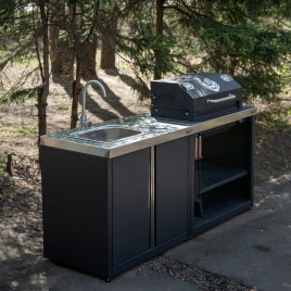 Модуль уличной кухни Helios SMART-900 Мангал-термо (HS-KU01-MT900)