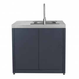 Модуль уличной кухни Helios SMART-900 Шкаф с мойкой (HS-KU01-SHM900)