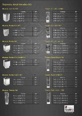 Печь для сауны Sawo Tower TH3-60Ni2-P, 6 кВт, выносной пульт, встроенный блок мощности, нержавейка