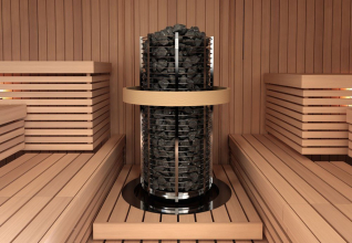 Печь для сауны Sawo Tower TH3-60NS-P круглая, 6 кВт