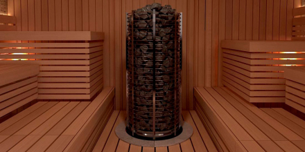 Печь для сауны Sawo Tower TH9-150NI-P круглая, 15 кВт, без пульта