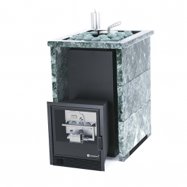 Печь ИзиСтим Анапа в трехстороннем кожухе с открытым верхом