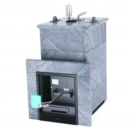 Печь ИзиСтим Сочи в полноценном кожухе с закрытым верхом